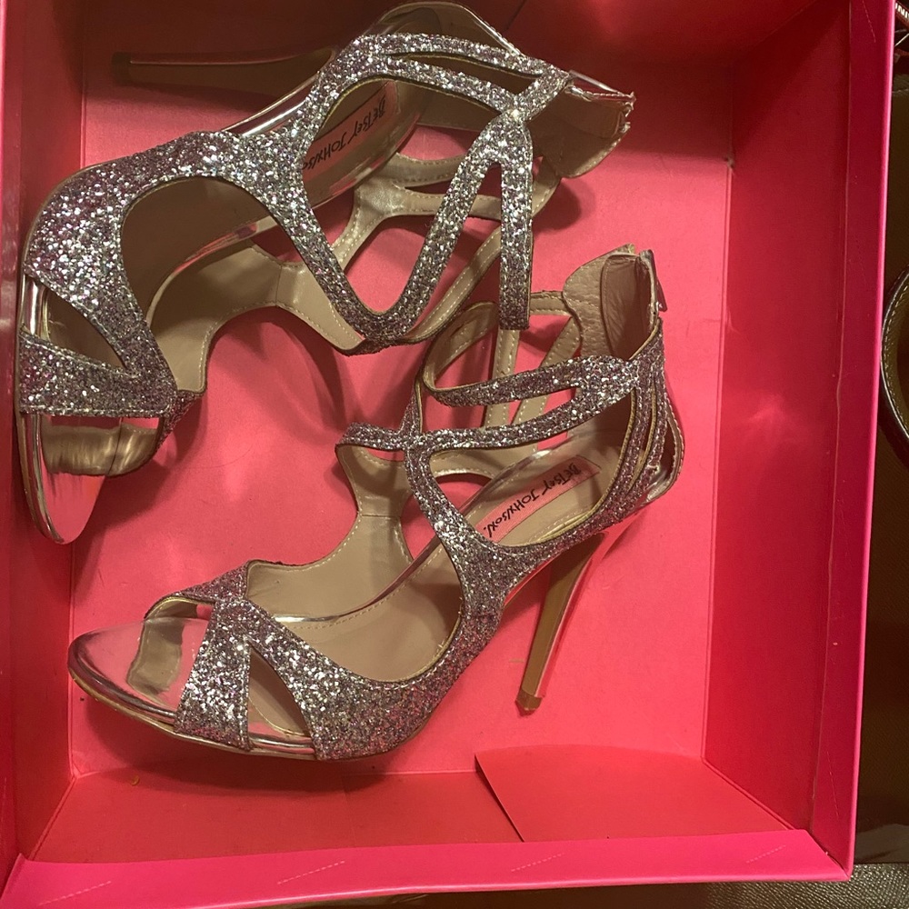 sparkly heels
